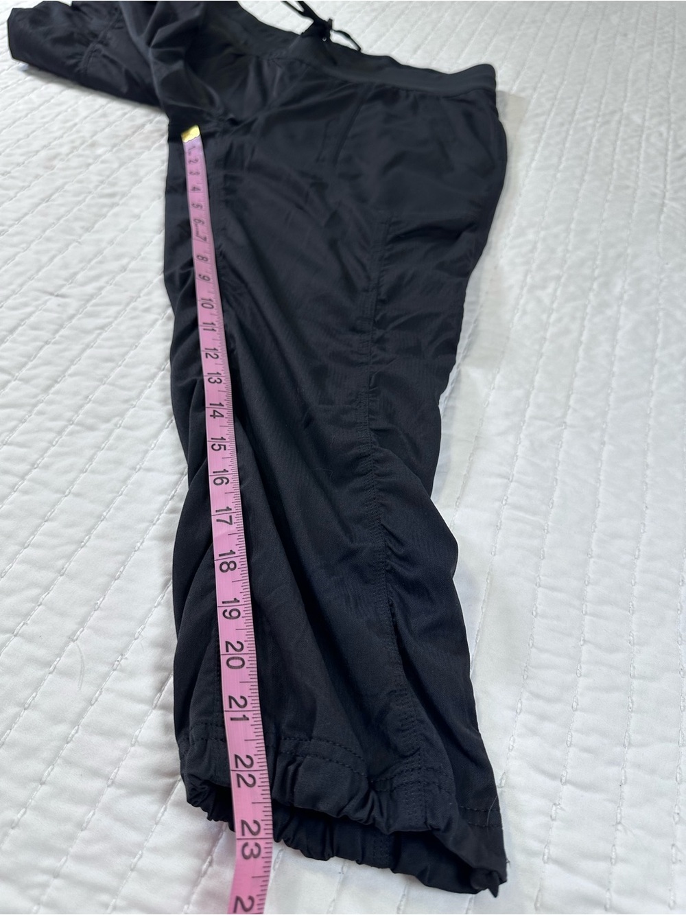 The North Face Aphrodite 2.0 Water Resistant Black Drawstring Jogger Capri Sz M - Picture 7 of 13